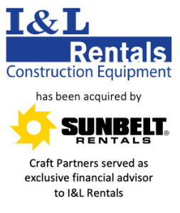 I&L Rentals Construction Equipment has been acquired by SUNBELT RENTALS